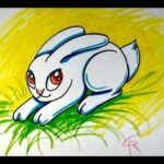 Learn How to Draw a Cute Bunny Rabbit for Easter -- iCanHazDraw!