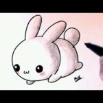 How to Draw Simple Cute Bunny - Step by Step Tutorial