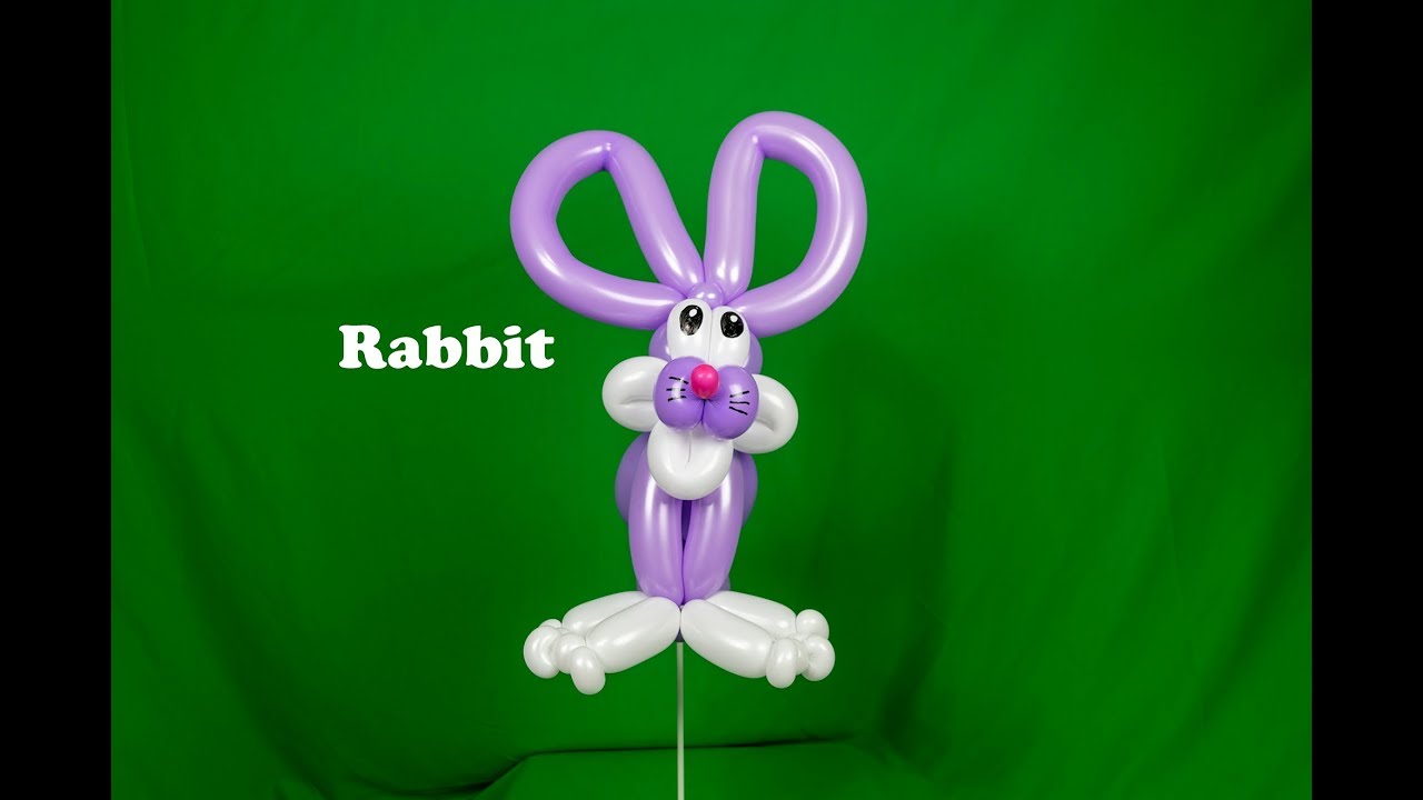 Learn how to make a cute Bunny Rabbit Balloon Animal