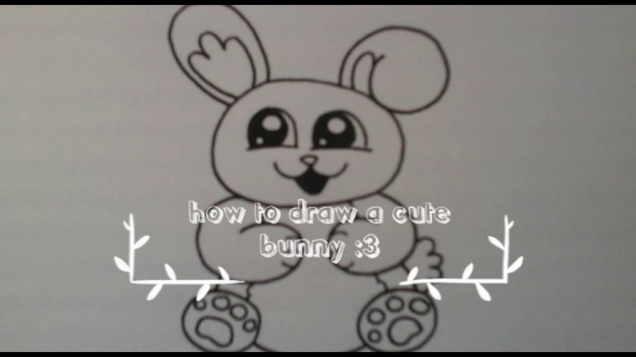 How to Draw a Cute Bunny | Cute Doodles