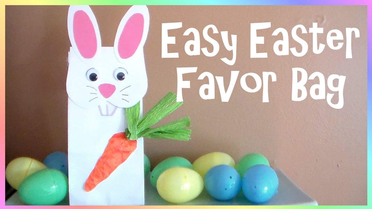 Cute Bunny Favor Bag for Easter!
