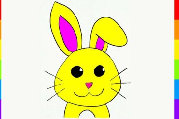 how to draw a cute bunny face