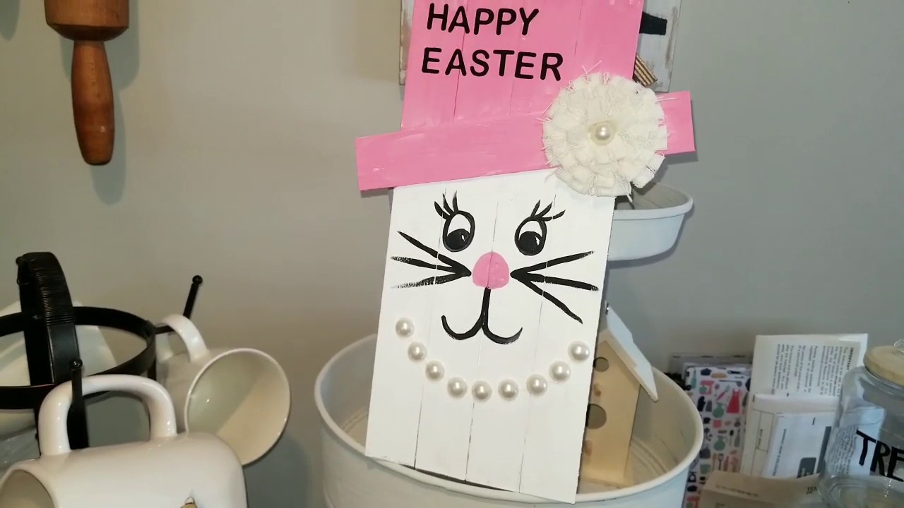 DIY This Cute Bunny Sign