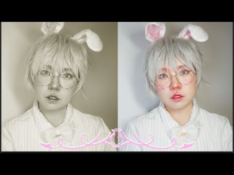 Cute bunny shota makeup tutorial \うさぎさん