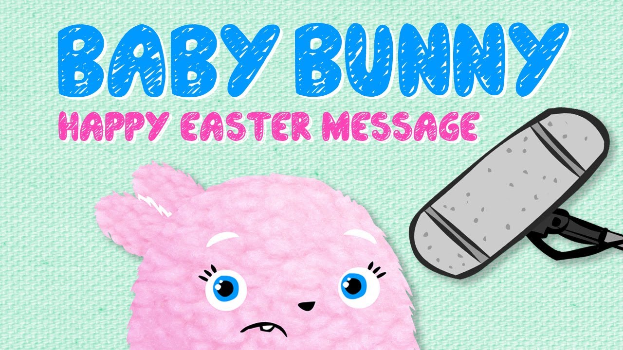 Baby Bunny - Cute Easter Message