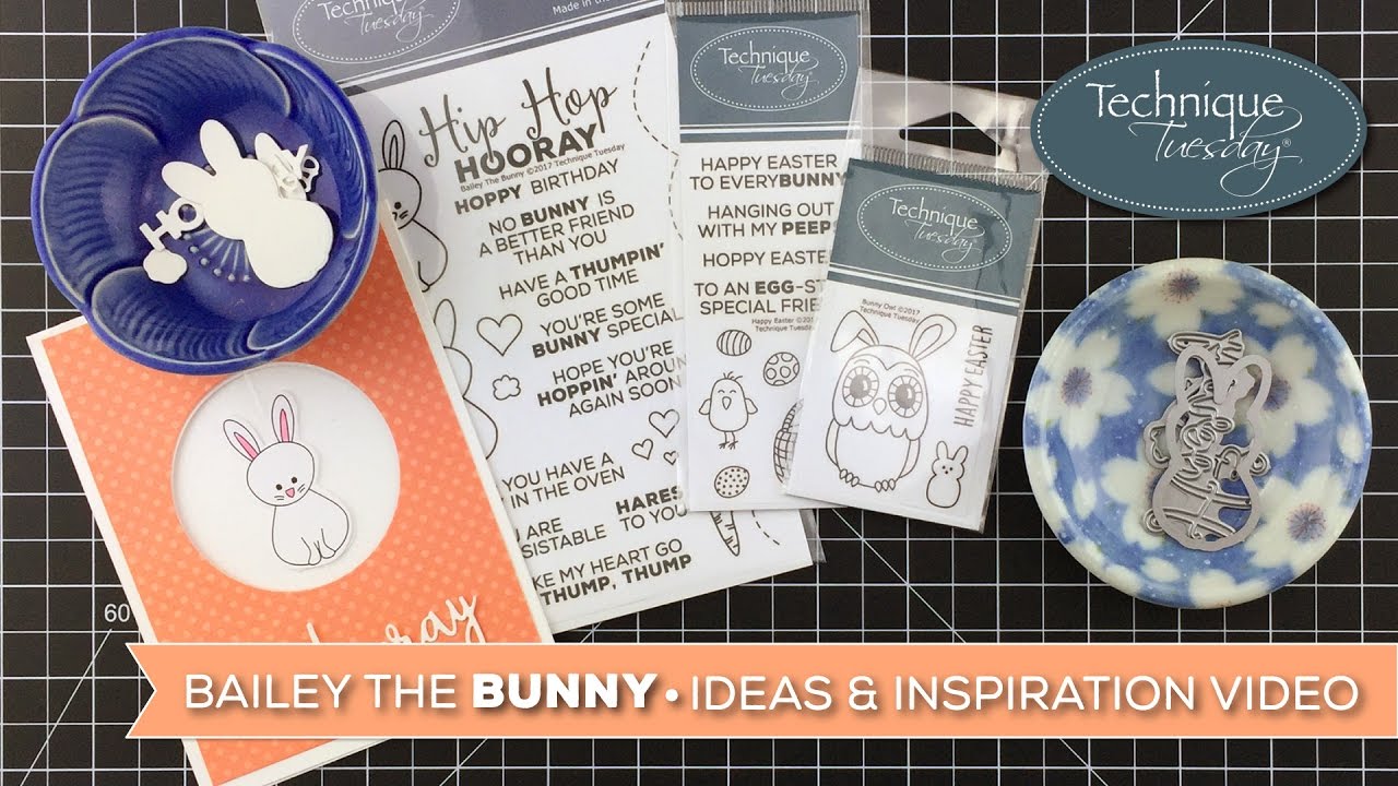 Cute Bunny Paper Crafting Ideas  - Technique Tuesday