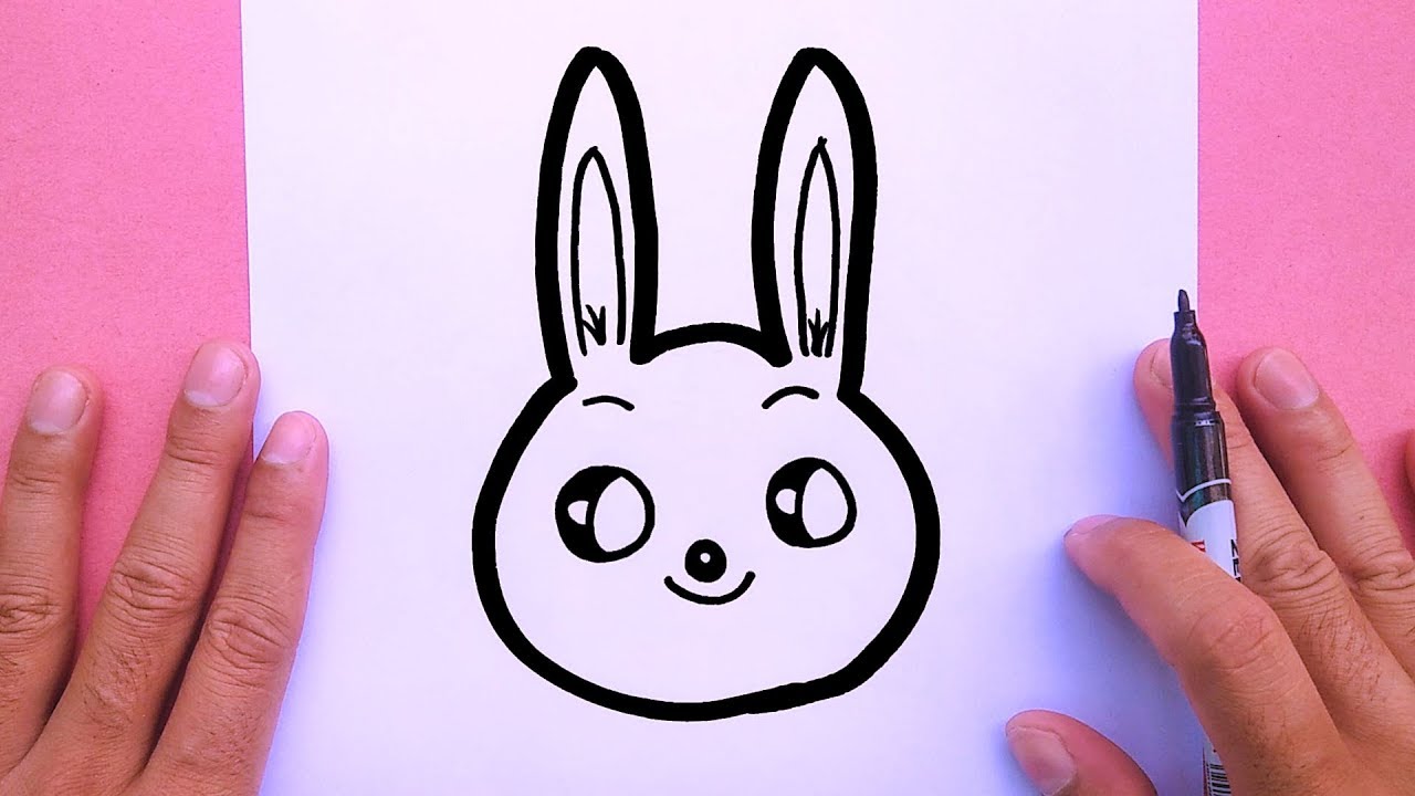How to draw a cute bunny easy, Draw Cute Things