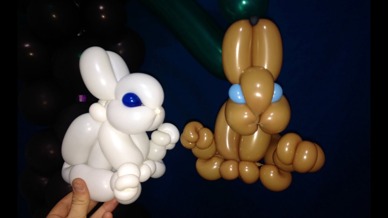 Adorable Baby Bunny Balloon Twisting
