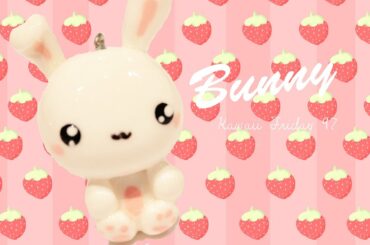 ◕‿◕ Cute Bunny! Kawaii Friday 97 - Tutorial in Polymer clay!