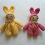 baby in bunny suit crochet