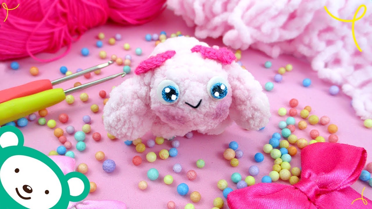 DIY Amigurumi Cute Bunny - How to make Amigurumi Crochet Bunny Keychain - Free Pattern