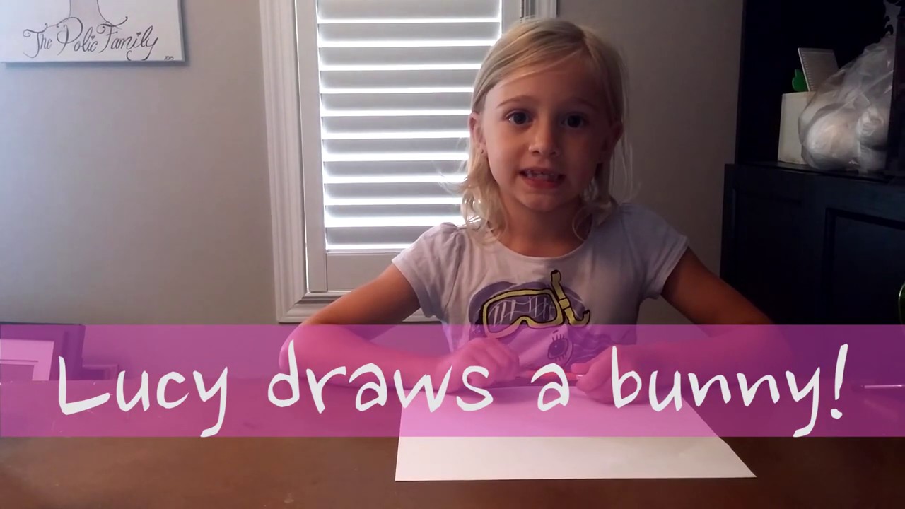 How to draw a cute bunny totorial