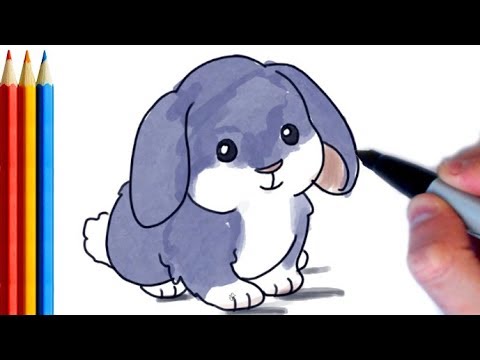 How to Draw Cute Bunny | Step by Step Tutorial For Kids