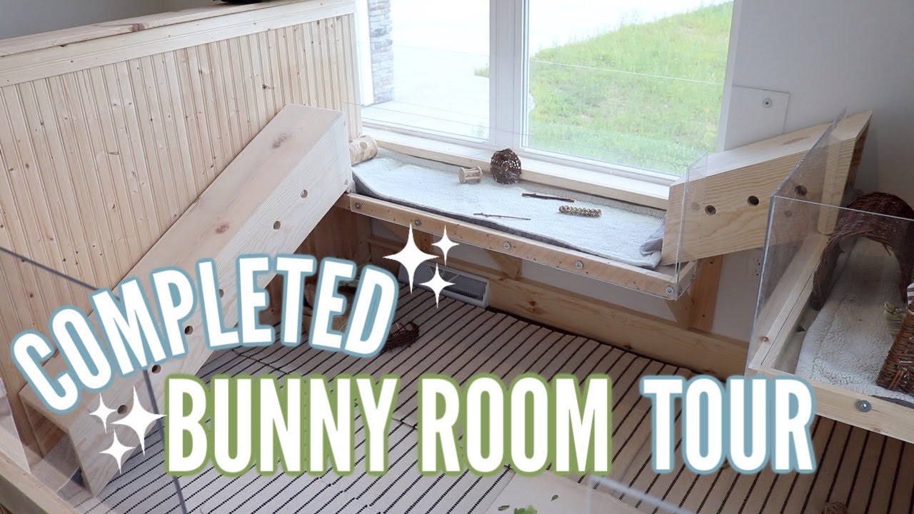 COMPLETED BUNNY ROOM TOUR! 🐰