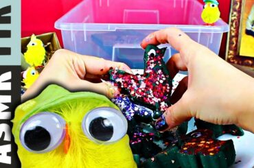 Cute Baby Chicken, Sheep and Bunnies! ASMR Easter Kluna Tik Parody!