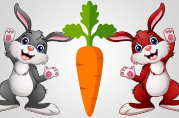 Colors Learn Cute Bunny Finger Family Nursery Rhymes
