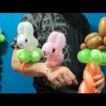 One Balloon Bunny! Cute Bunny Carrot Wands!