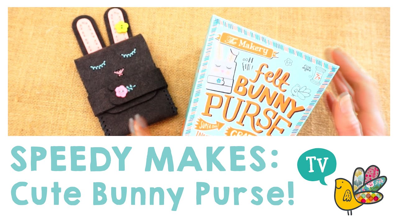 Speedy Makes: Cute Bunny Purse!