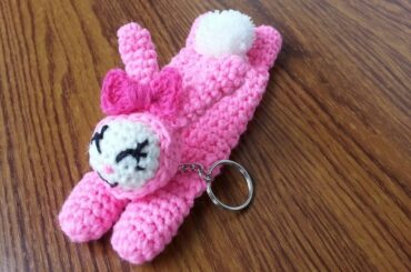 How to crochet Cute Bunny Coin Purse with zipper