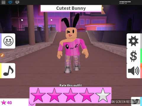 Roblox fashion famous am I cute bunny PART 1