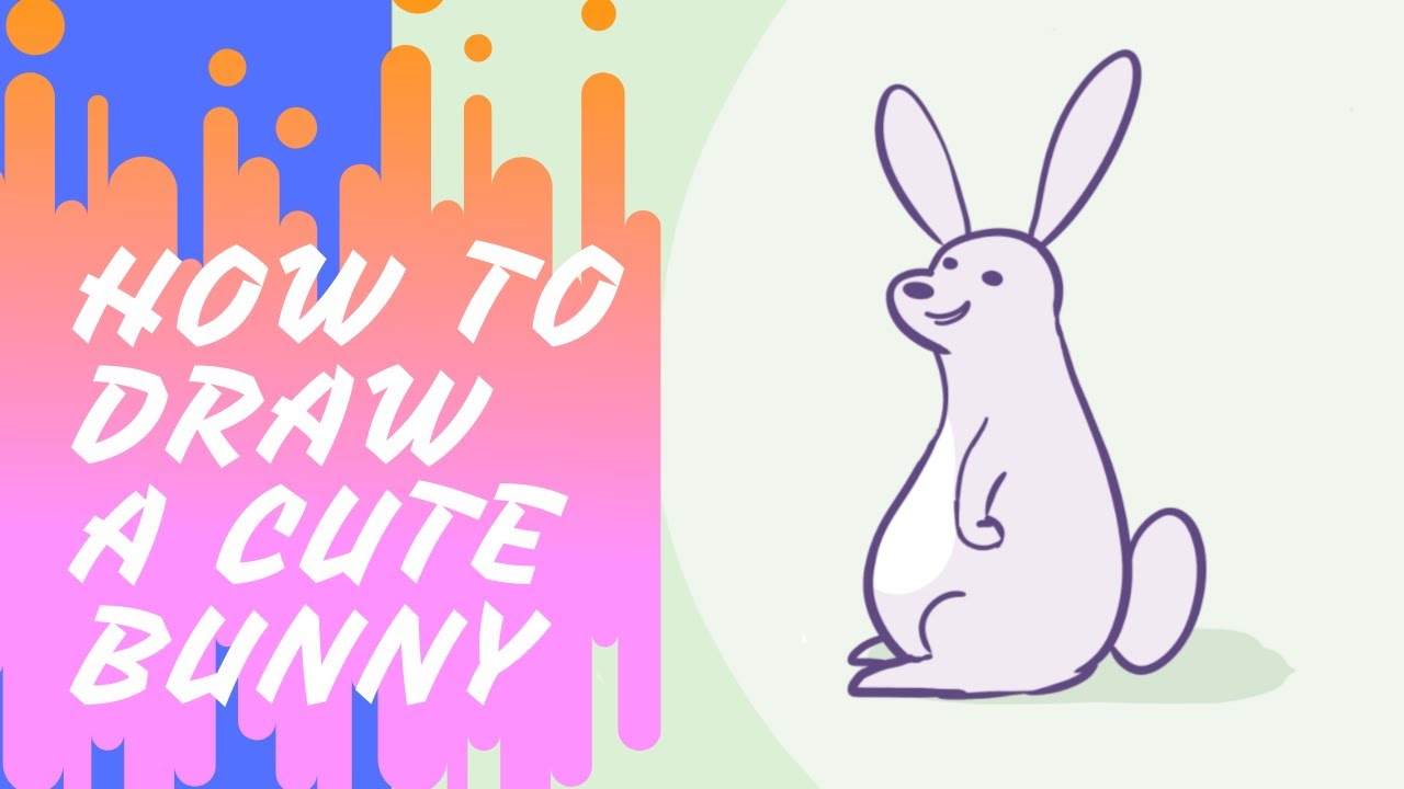 How To Draw a Cute Bunny Rabbit. | प्यारा खरगोश का एक स्केच बनाना सीखें