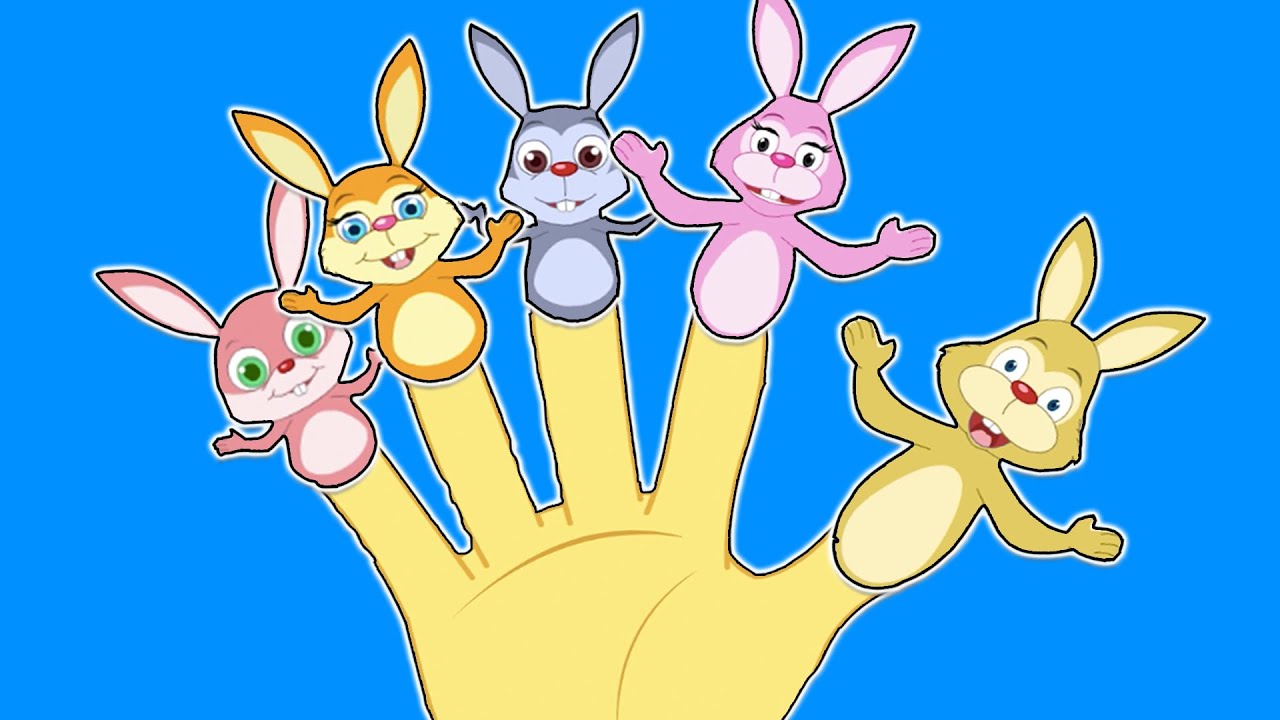 οικογένεια δάχτυλο κουνέλι | Cute Rabbit Finger Family in Greek | Finger Family Songs