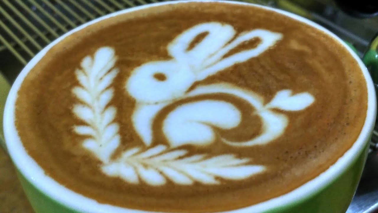 Cute! Rabbit Latte Art @syaifulbari.id @fulcaff