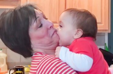 Adorable Baby and Grandparents Playing Together -  Funny Awesome Videos