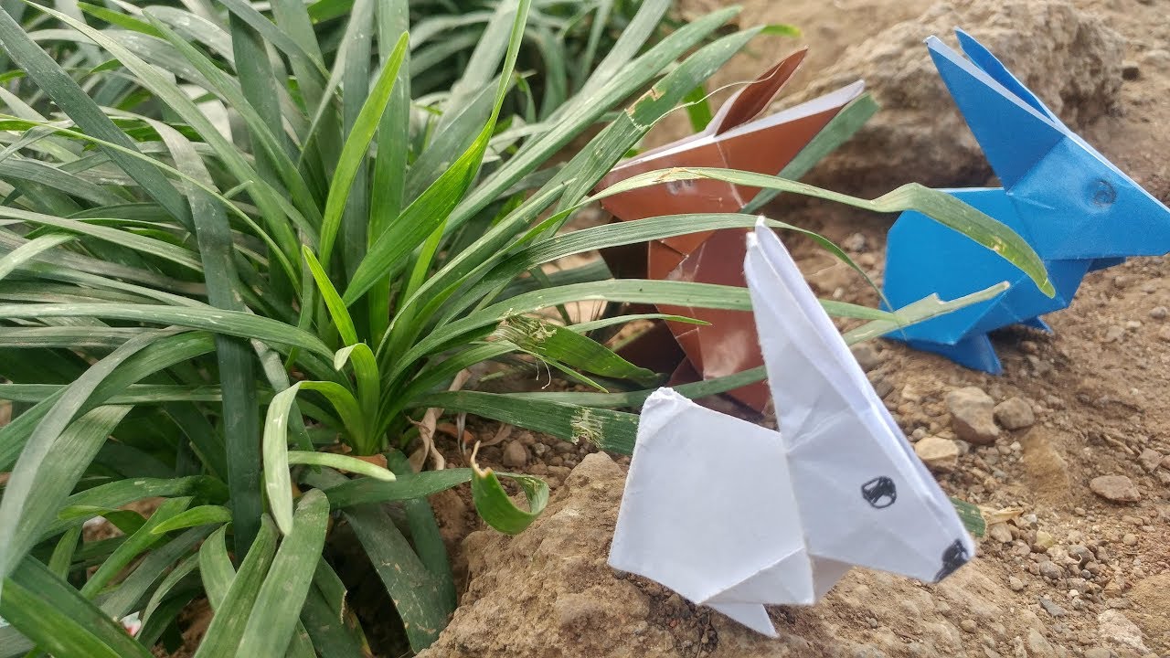 Kelinci Lucu | Tutorial Origami gampang dan Cepat membuatnya | Cute Rabbit | Easy and Quick Origami