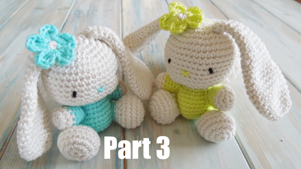 (crochet) Pt3: How To Crochet an Amigurumi Rabbit - Yarn Scrap Friday