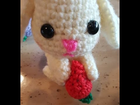 Crochet Quick Easy Beginner Cute Little Bunny Rabbit DIY Tutorial