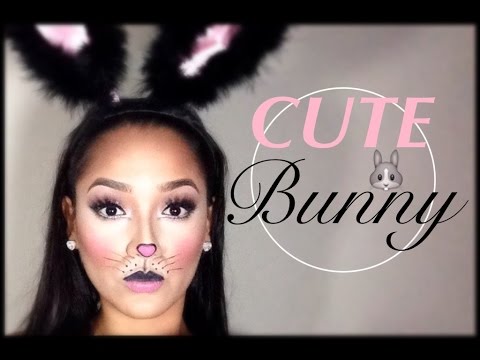 Cute Simple Bunny Makeup | Halloween Tutorial