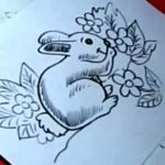 How to CUTE RABBIT Drawing For Kids step by step
