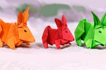 Paper Folding Art Origami: How to Make Cute Rabbit