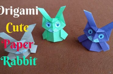How To Make Paper Rabbit #3 | Diy Origami Cute Rabbit Paper | Home Diy Crafts Paper