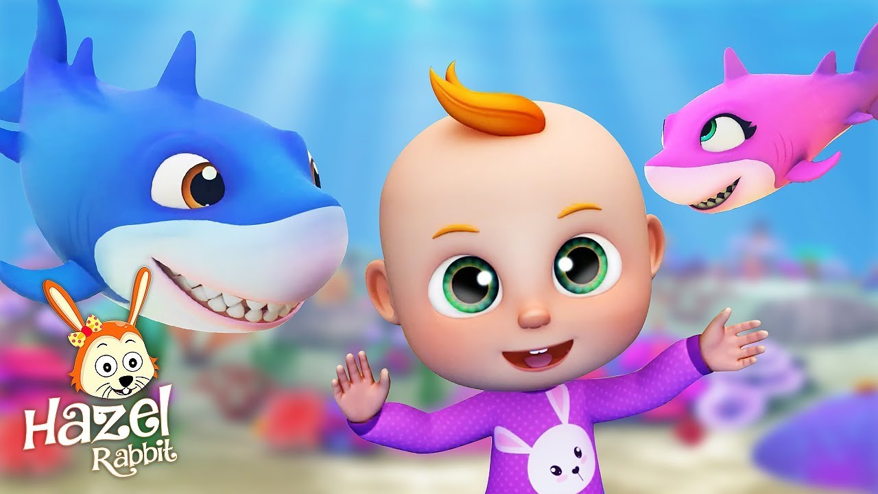 Baby Shark + More Nursery Rhymes & Kids Songs - Hazel Rabbit