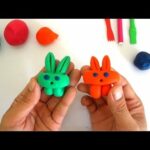 How To Make Cute Rabbit Play Doh | Cogale KidsTV