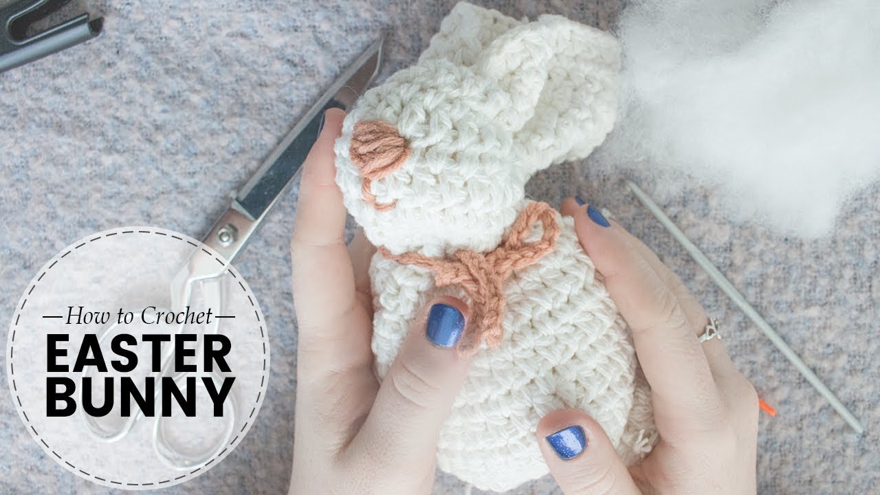 How to Crochet a Bunny for Beginners: VERY EASY TUTORIAL | Last Minute Laura