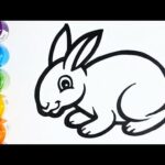How to Draw a Cute Rabbit, Menggambar dan Mewarnai Kelinci untuk Anak