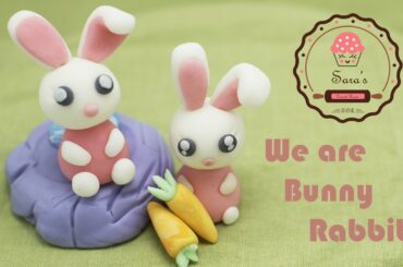 Easy! Simple! Cute! Bunny cake topper! We are bunny rabbits!