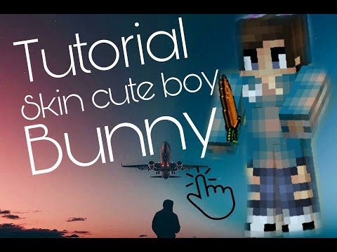 Free copy Skin cute bunny boy Pixel gun 3d