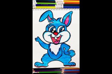 How to draw a cute Rabbit/Rabbit drawing easy