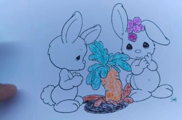 Hướng dẫn vẽ con thỏ - How to Draw a Cute Bunny Rabbit Easy - konijn tekenen - سحب الأرنب