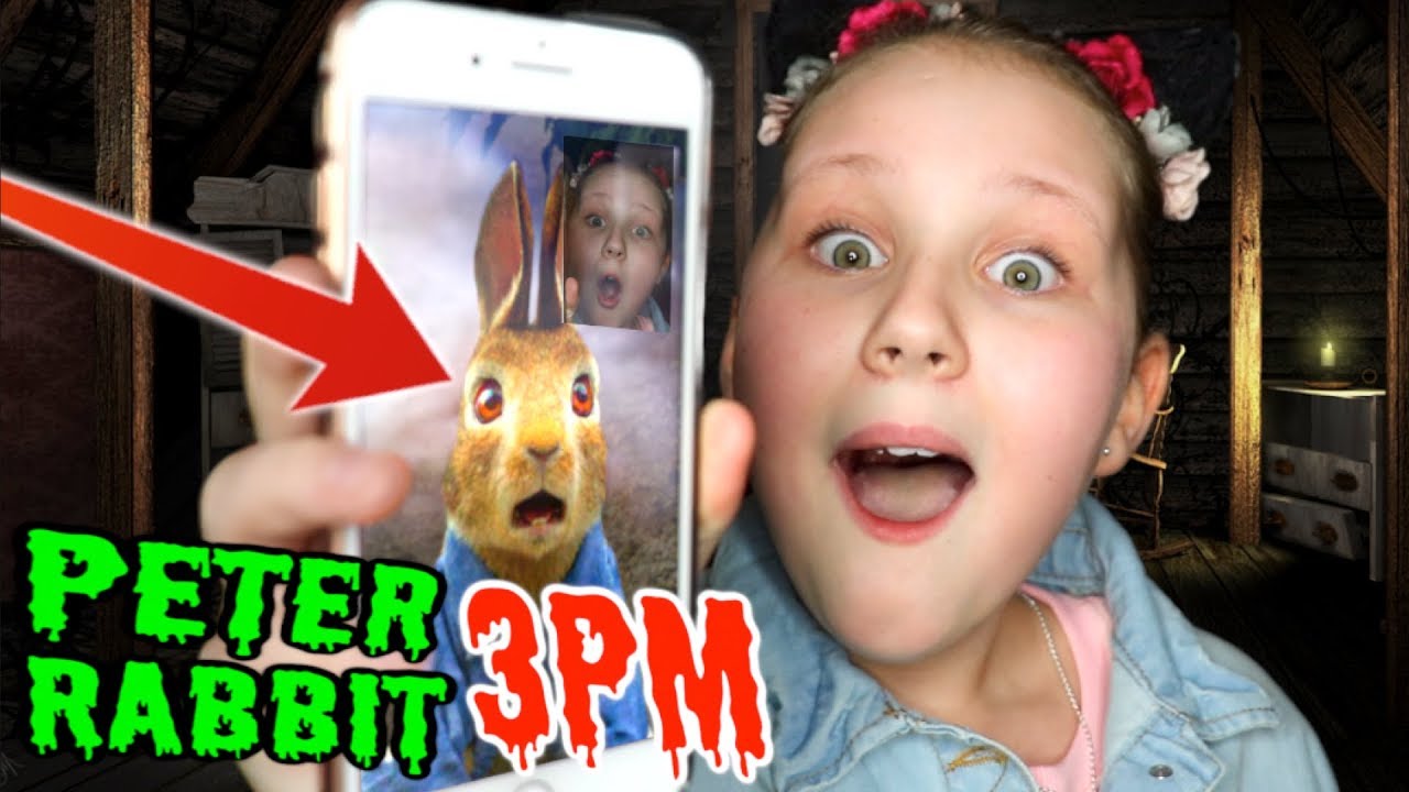CALLING PETER RABBIT ON FACETIME AT 3PM!! *OMG EASTER BUNNY ANSWERED*