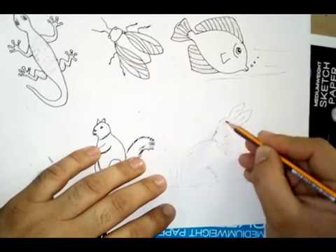 How to draw a cute rabbit tutorial for kids,من السهل رسم الأرنب