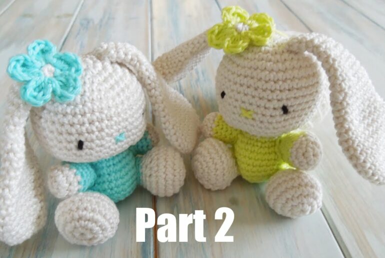 (crochet) Pt2: How To Crochet an Amigurumi Rabbit - Yarn Scrap Friday