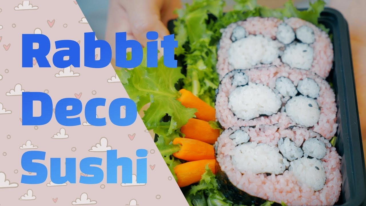 Rabbit | Mouse | Lunch box  | Character | Cute Food | Bento | Deco Sushi | 캐릭터 도시락 | 토끼 | 쥐 | 김밥