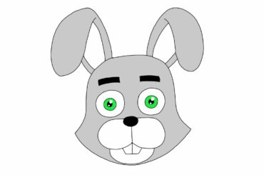 How to draw cute rabbit face