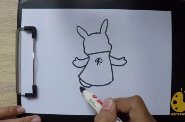 How to Draw cute bunny