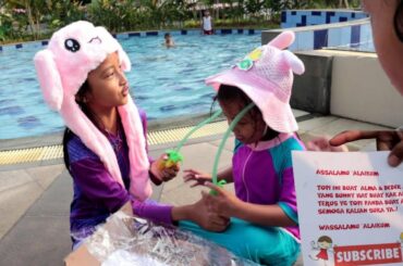 Wow Dapat Bunny Hat Dan Topi Panda Lucu dari Kak Uyyus